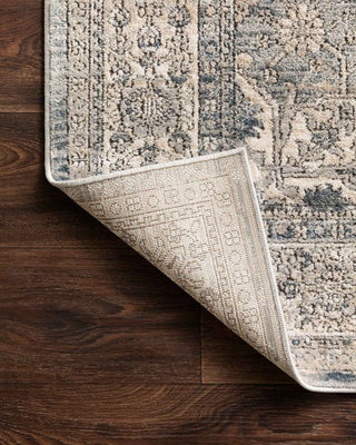 Loloi II Teagan TEA-04 Sky/Natural Area Rug Backing