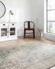 Loloi II Teagan TEA-04 Sky/Natural Area Rug Room Scene Featured