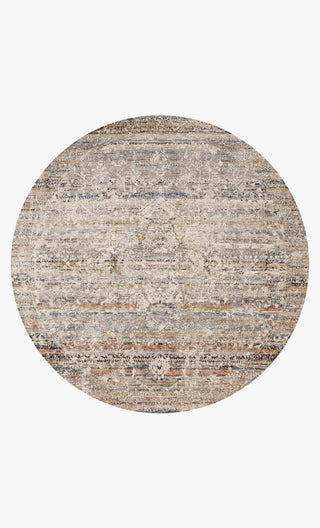 Loloi Theia THE-03 Taupe/Multi Area Rug 7'10''x 7'10'' Round