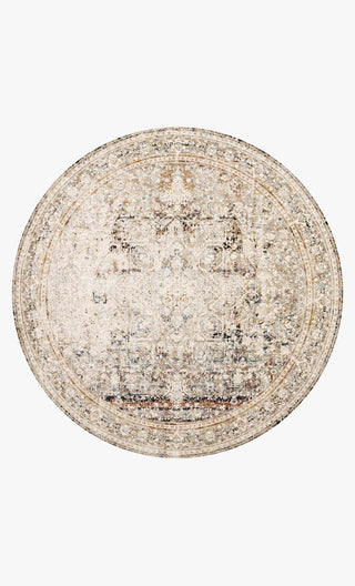 Loloi Theia THE-05 Taupe/Brick Area Rug 7'10''x 7'10'' Round