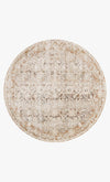 Loloi Theia THE-07 Natural/Rust Area Rug 7'10''x 7'10'' Round