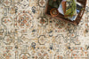 Loloi Torrance TC-12 Ivory/Taupe Area Rug Close Up Featured