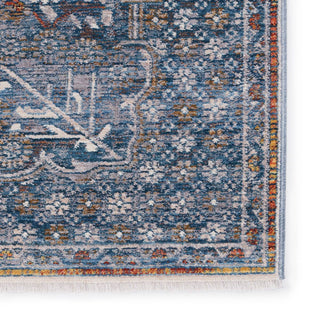 Jaipur Living Terra Harkin TRR09 Blue/Gray Area Rug by Vibe Corner Close Up Image