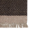 Jaipur Living The Weekend Sunday TWK02 Dark Gray/Beige Area Rug - Close Up