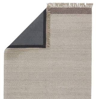 Jaipur Living The Weekend Sunday TWK03 Light Gray/Ivory Area Rug - Folded Corner