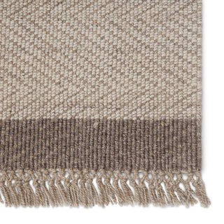 Jaipur Living The Weekend Sunday TWK03 Light Gray/Ivory Area Rug - Close Up