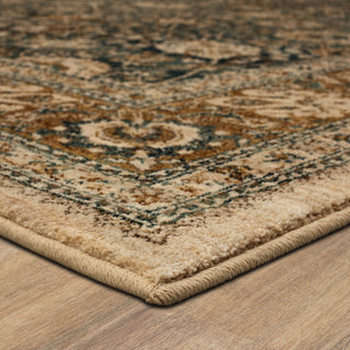 Karastan Spice Market Taprobana Sapphire Area Rug Corner 