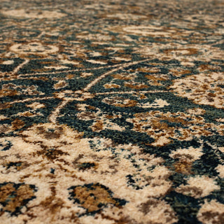 Karastan Spice Market Taprobana Sapphire Area Rug Close Up 