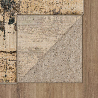 Karastan Elements Treviso Gray Area Rug Backing 