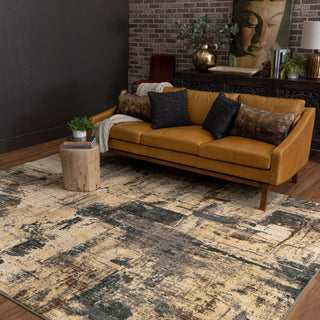 Karastan Elements Treviso Gray Area Rug Room Scene 2 