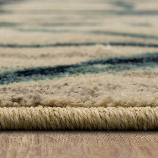 Karastan Expressions Triangle Accordion Beige Area Rug by Scott Living