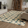 Karastan Expressions Triangle Accordion Beige Area Rug by Scott Living