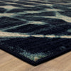 Karastan Expressions Triangle Accordion Indigo Area Rug by Scott Living
