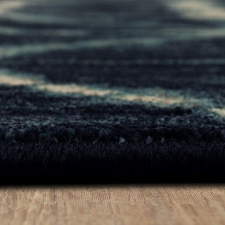 Karastan Expressions Triangle Accordion Indigo Area Rug by Scott Living