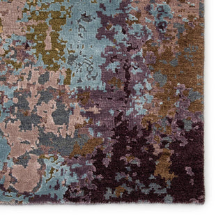 Jaipur Living Uvenuti Layer Of Time UVT06 Multicolor/Purple Area Rug - Close Up