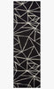 Loloi Verve VER-03 Black / Ivory Area Rug 2'3''x7'6'' Runner