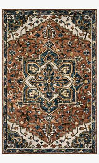 Loloi Victoria VK-15 Rust/Ivory Area Rug