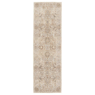 Jaipur Living Vienne Baptiste VNE03 Gray/Cream Area Rug Runner Image