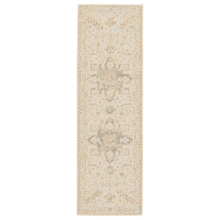 Jaipur Living Vienne Lucien VNE06 Cream/Light Gray Area Rug Runner Image