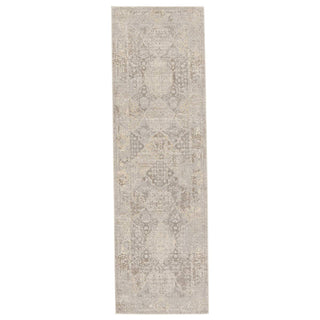 Jaipur Living Vienne Lourdes VNE09 Gray/Cream Area Rug Runner Image