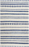 Capel Genevieve Gorder Scandinavian Stripe 1715 Natural Blue Area Rug 