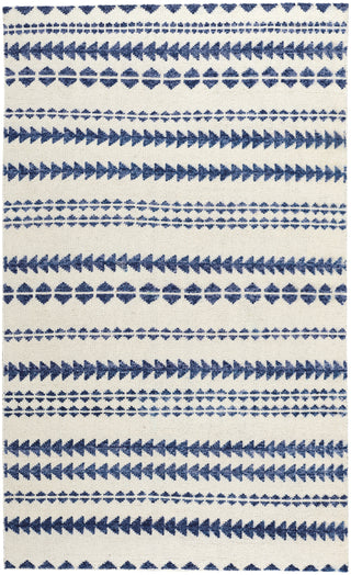 Capel Genevieve Gorder Scandinavian Stripe 1715 Natural Blue Area Rug 