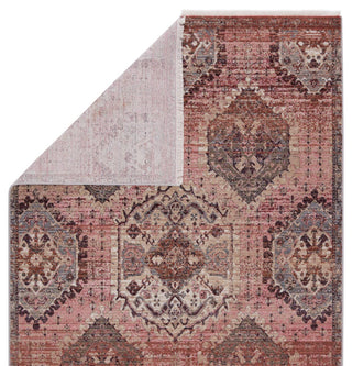 Jaipur Living Zefira Kyda ZFA04 Pink/Gray Area Rug - Folded Corner