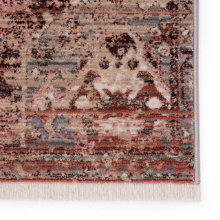 Jaipur Living Zefira Kyda ZFA04 Pink/Gray Area Rug - Close Up