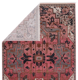 Jaipur Living Zefira Bellona ZFA06 Pink/Gray Area Rug - Folded Corner