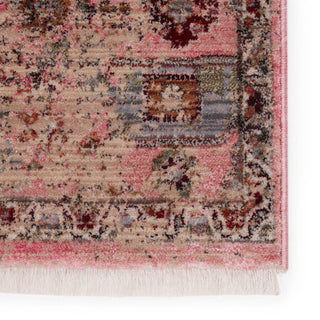 Jaipur Living Zefira Kerta ZFA10 Pink/Beige Area Rug - Close Up