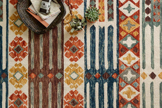 Loloi Zharah ZR-08 Santa Fe Spice Area Rug Room Scene 3