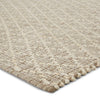 Jaipur Living Zealand Cecil ZLN02 Light Taupe/Ivory Area Rug - Corner