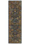 Oriental Weavers Ankara 501K5 Blue/Gold Area Rug 2'3'' X 7'6'' Runner
