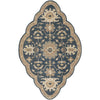 Surya Caesar CAE-1154 Area Rug 5'x8' Scalloped Oval 