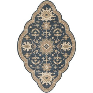 Surya Caesar CAE-1154 Area Rug 5'x8' Scalloped Oval 