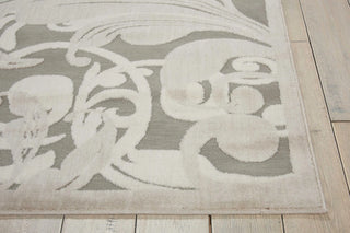 Nourison Graphic Illusions GIL01 Grey Camel Area Rug