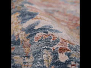 Jaipur Living Terra Jemsa TRR05 Blue/Orange Area Rug by Vibe Video Image