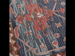 Jaipur Living Cardamom Cinnabar COM07 Red/Blue Area Rug - Video