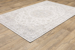 Oriental Weavers Myers Park MYP01 Beige/ Gold Area Rug on Wood floor