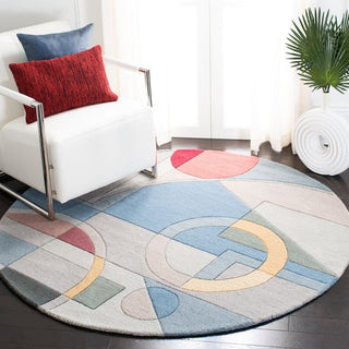 Safavieh Rodeo Drive Rd845 Blue/Multi Area Rug