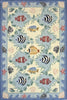 Momeni Coastal CC-01 Blue Area Rug 