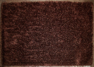 JazzyFloors Lili Solid Brown Area Rug main image