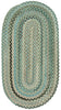 Capel Blewett Falls 0028 Green 200 Area Rug Oval