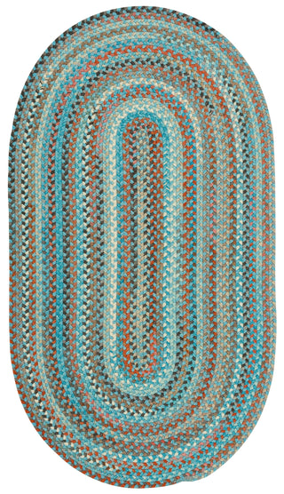 Capel Jennie Lake 0030 Azure 480 Area Rug Oval