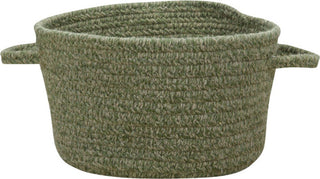 Capel Manteo 0050 Deep Green 200 Area Rug Basket