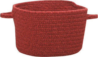 Capel Manteo 0050 Dark Red 530 Area Rug Basket