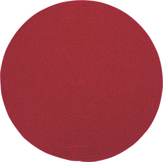 Capel Manteo 0050 Dark Red 530 Area Rug Round