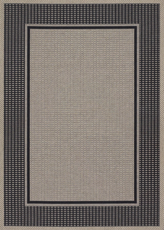 Couristan Tides Astoria Black/Grey Area Rug