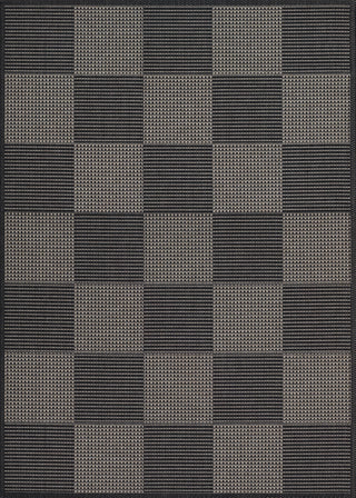 Couristan Tides Concord Black/Grey Area Rug