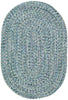 Capel Sea Pottery 0110 Blue 400 Area Rug Oval
